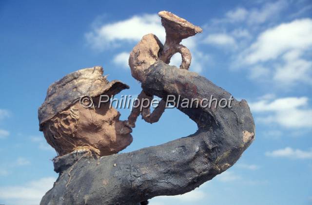 ousmane saw 05.JPG - Exposition Ousmane SawPasserelle des Arts, Paris juin 1999